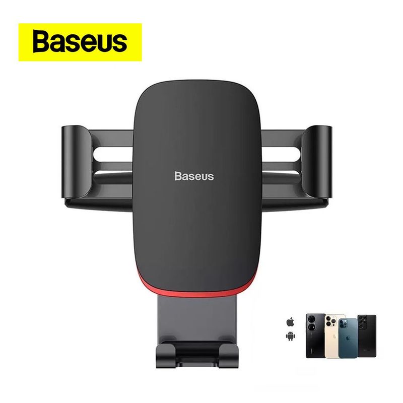 BASEUS - Soporte Celular Autos Camionetas Baseus - Negro -