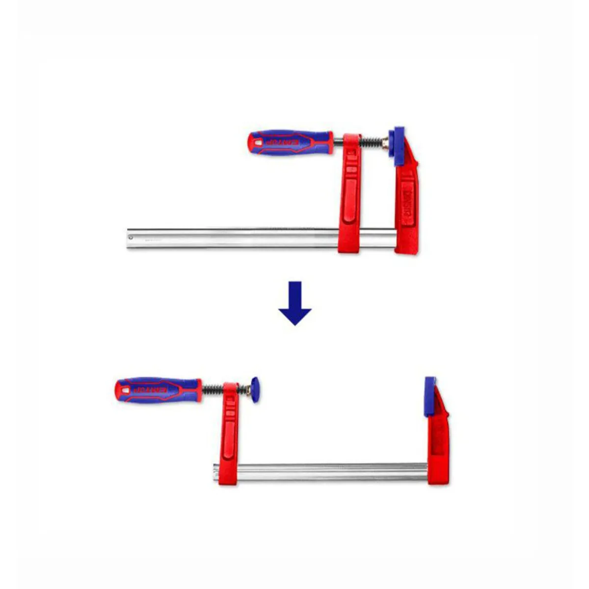 EMTOP - PRENSA SARGENTO TIPO F 80x300MM 270K INDUSTRIAL EMTOP - ECLPF08101