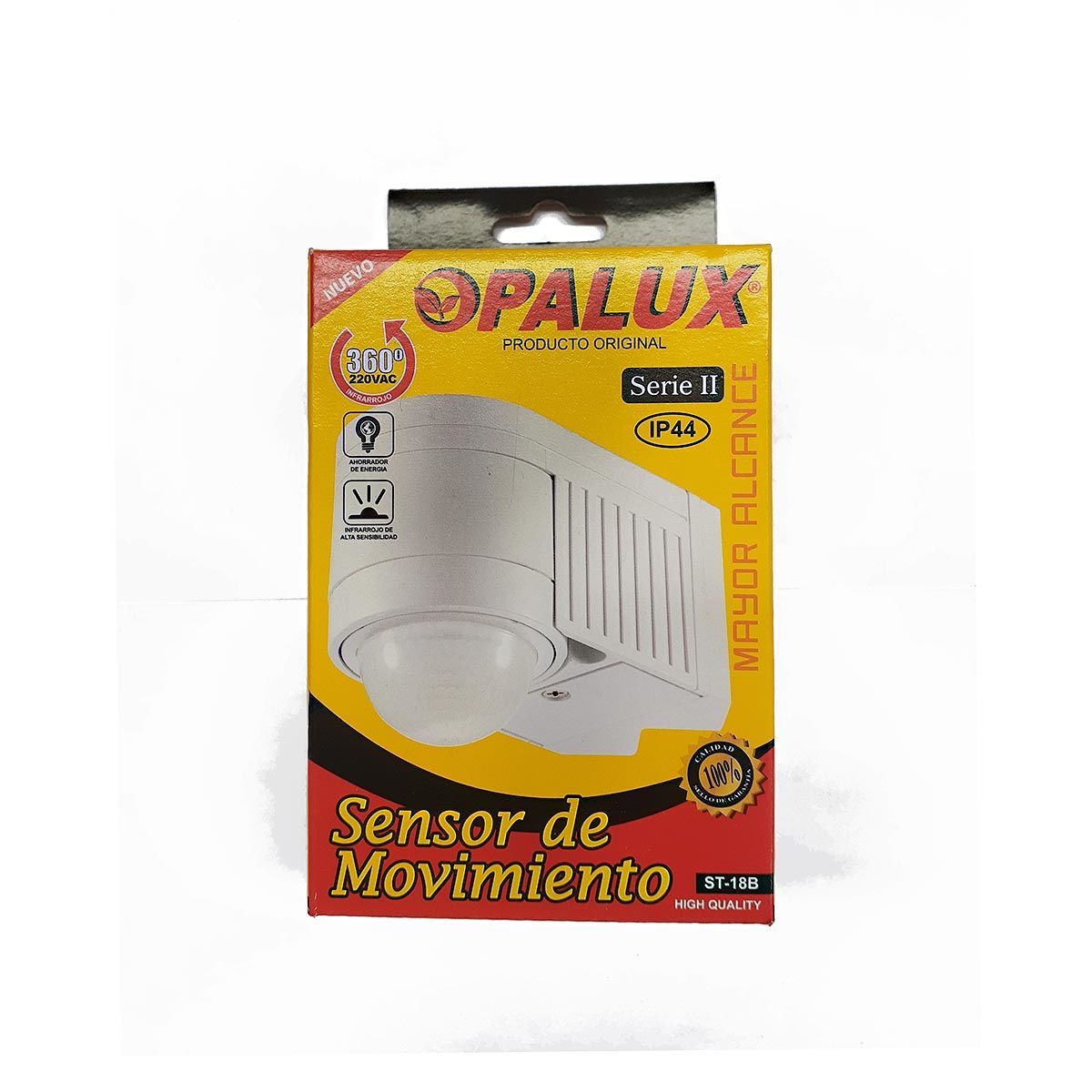 OPALUX - Sensor De Movimiento 360° Ip44 Opalux St-18b 12mt