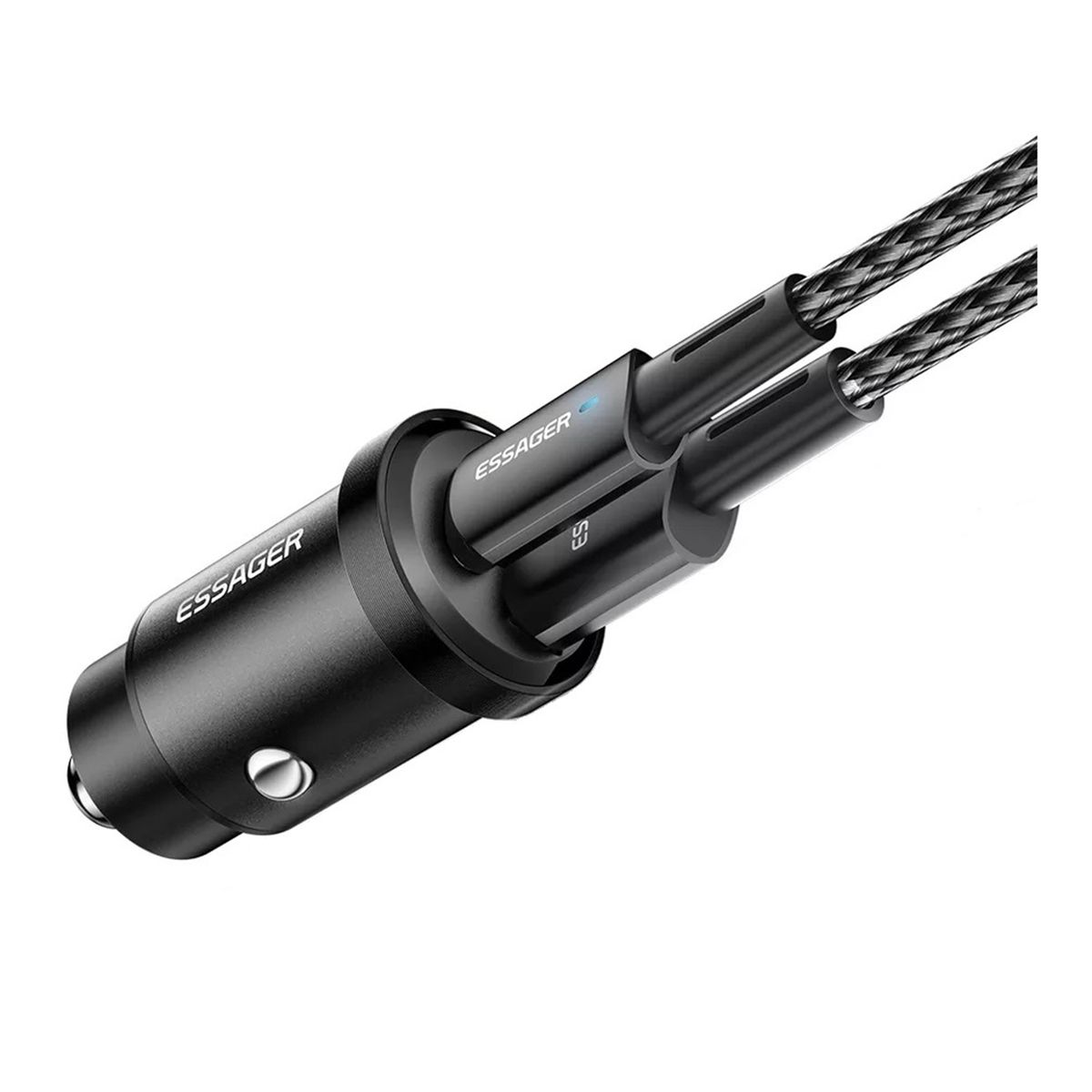 ESSAGER - Cargador Celular De Autos Usb C Usb 30w A Essager