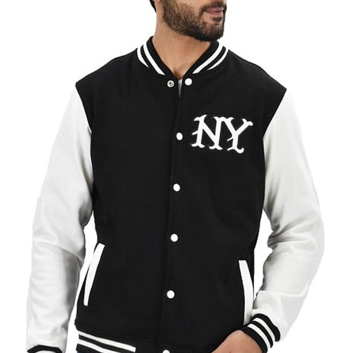 NEW YORK STARS - Casaca Modelo Americana - Negro