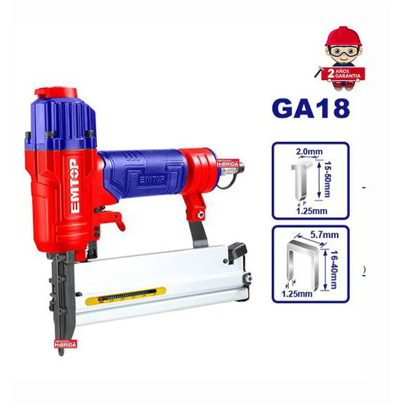 EMTOP - CLAVADORA ENGRAPADORA 2 EN 1 NEUMÁTICA 60-100 PSI EMTOP - ECBN504001