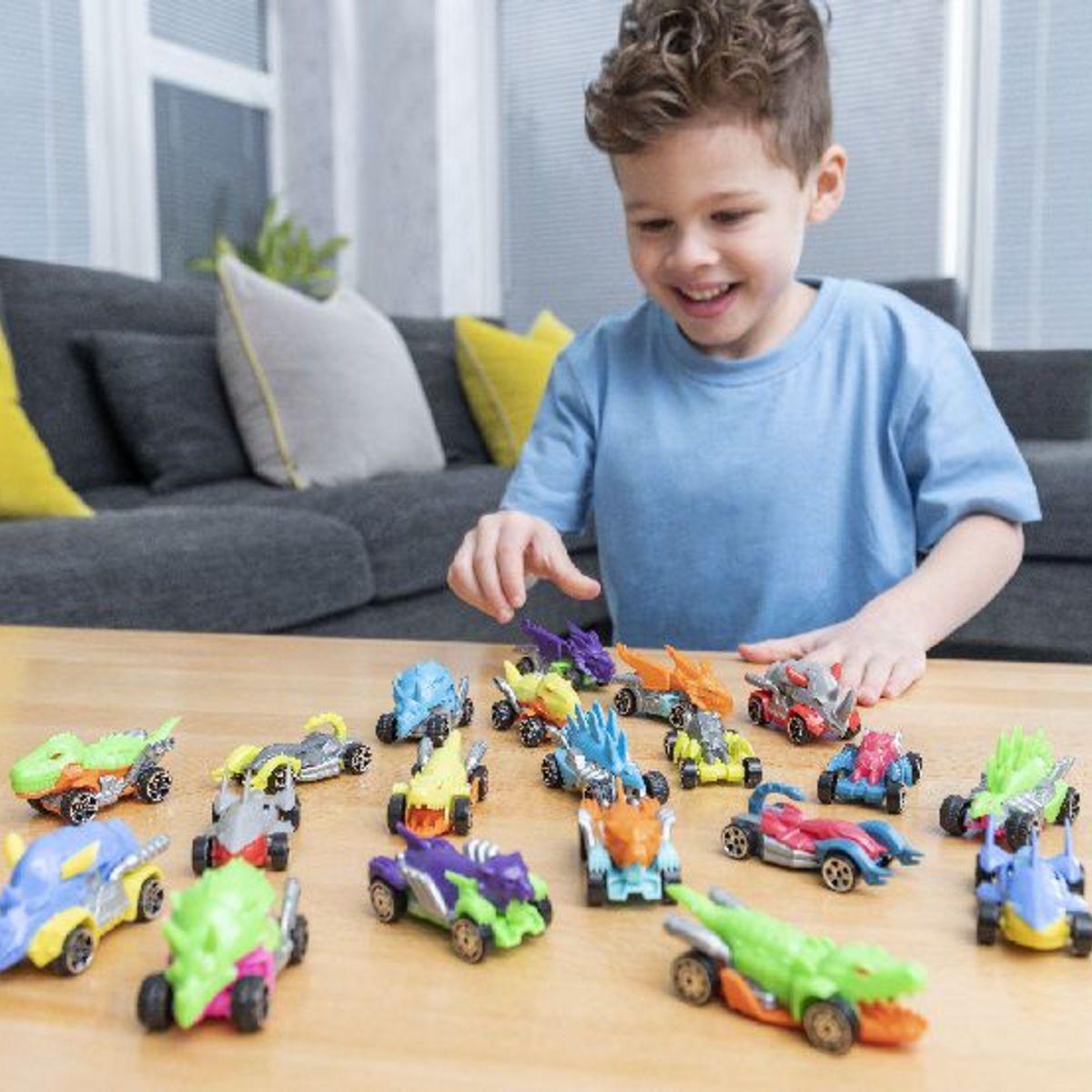 TEAMSTERZ - Juguete Pack 10 Autos Beast Machines de Metal