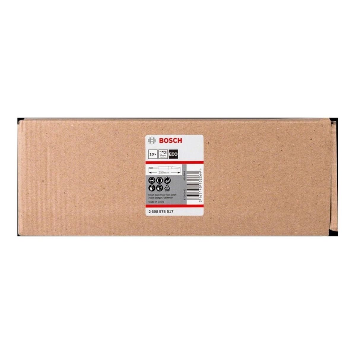 BOSCH - Cincel SDS-Plus Punta 250 mm x 10 Und. Bosch 2608.578.517-000