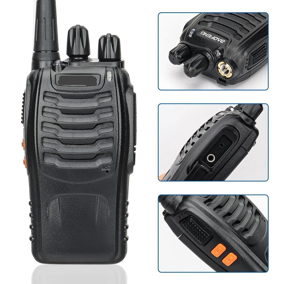 OEM - Pack Completo 2Walkie Talkie Radio Bidireccional Transceptor 16Canales