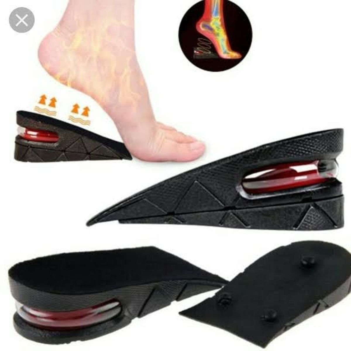 OEM - Crece Plantillas Elevate Shoes Cápsula de Aire hasta 5cm