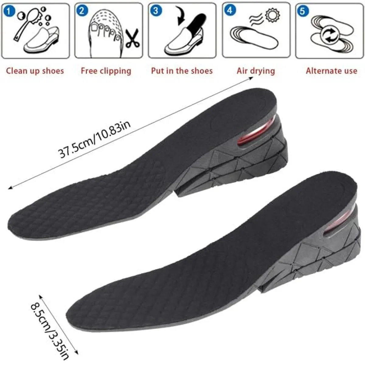 OEM - Plantillas Crece Elevate Shoes Cápsula de Aire hasta 7cm