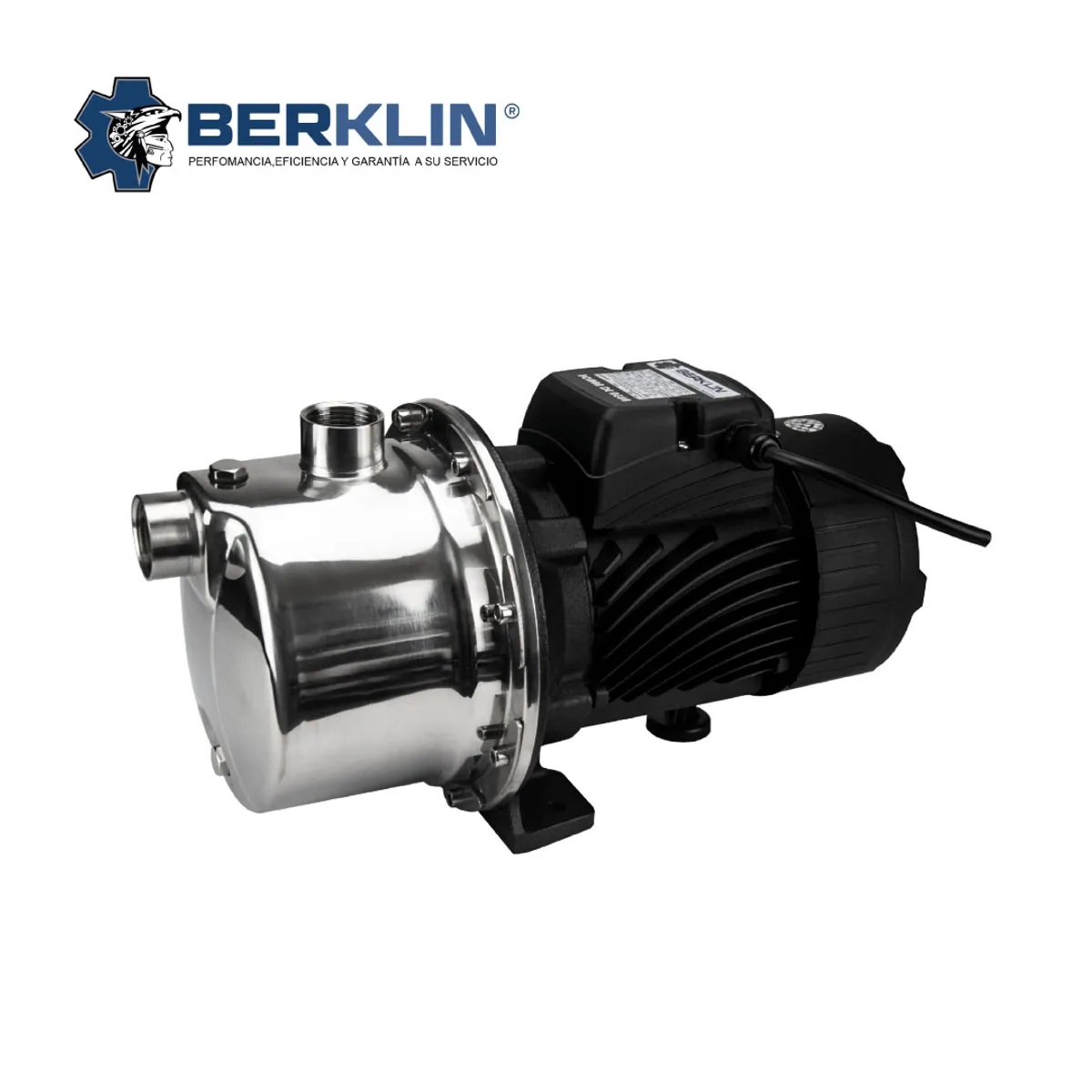 BERKLIN - BOMBA DE AGUA  ACERO INOXIDABLE DE 1HP