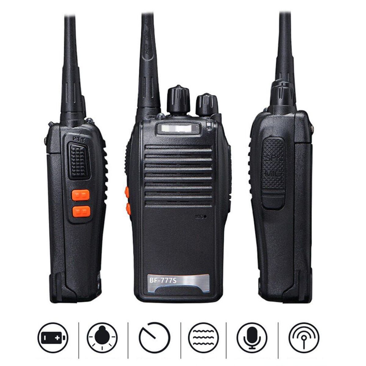 OEM - Pack 2 Radios Transceptores Walkie Talkie 16 Canales FM Alcance