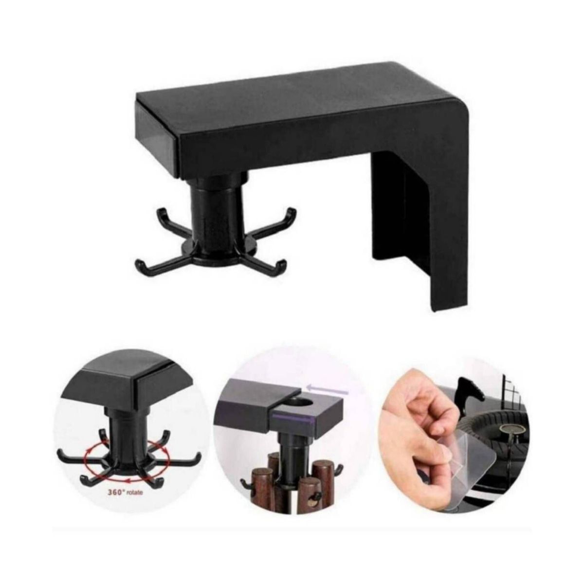 LH ELECTRONIC - Organizador colgador giratorio de utensilios