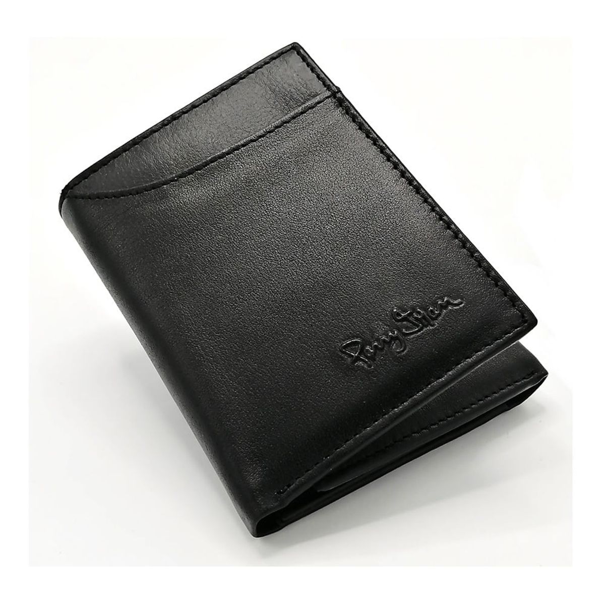 PERRY JHAN - Billetera para hombre 100 CueroTriple en Negro o Marrón - Perry Jhan