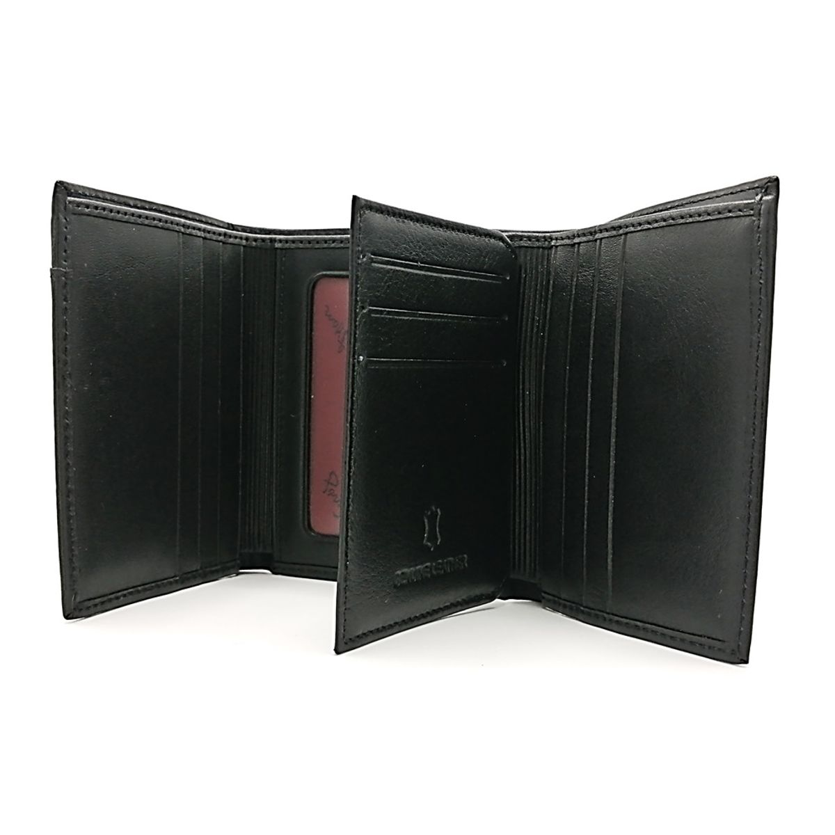 PERRY JHAN - Billetera para hombre 100 CueroTriple en Negro o Marrón - Perry Jhan