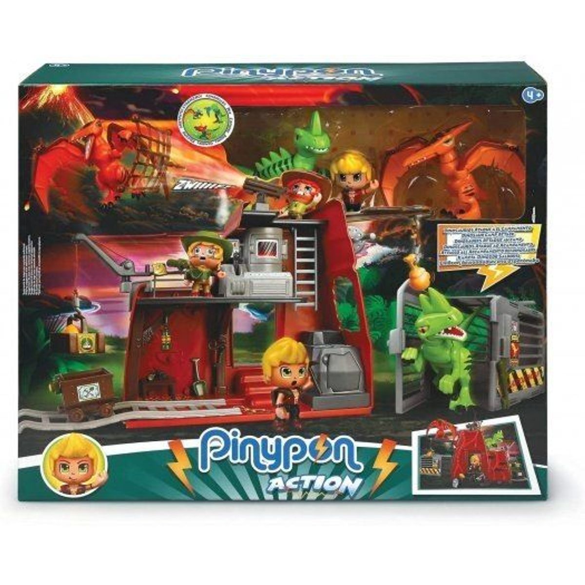 PINYPON - Juguete Playset de Acción Ataque al Campamento