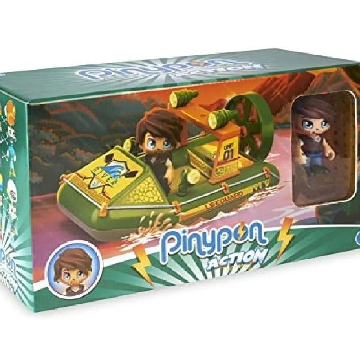 PINYPON - Juguete Figura de Acción Pinypon Action Balsa de Rescate