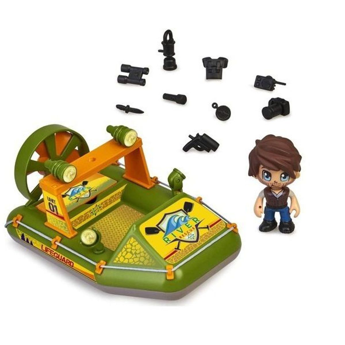 PINYPON - Juguete Figura de Acción Pinypon Action Balsa de Rescate