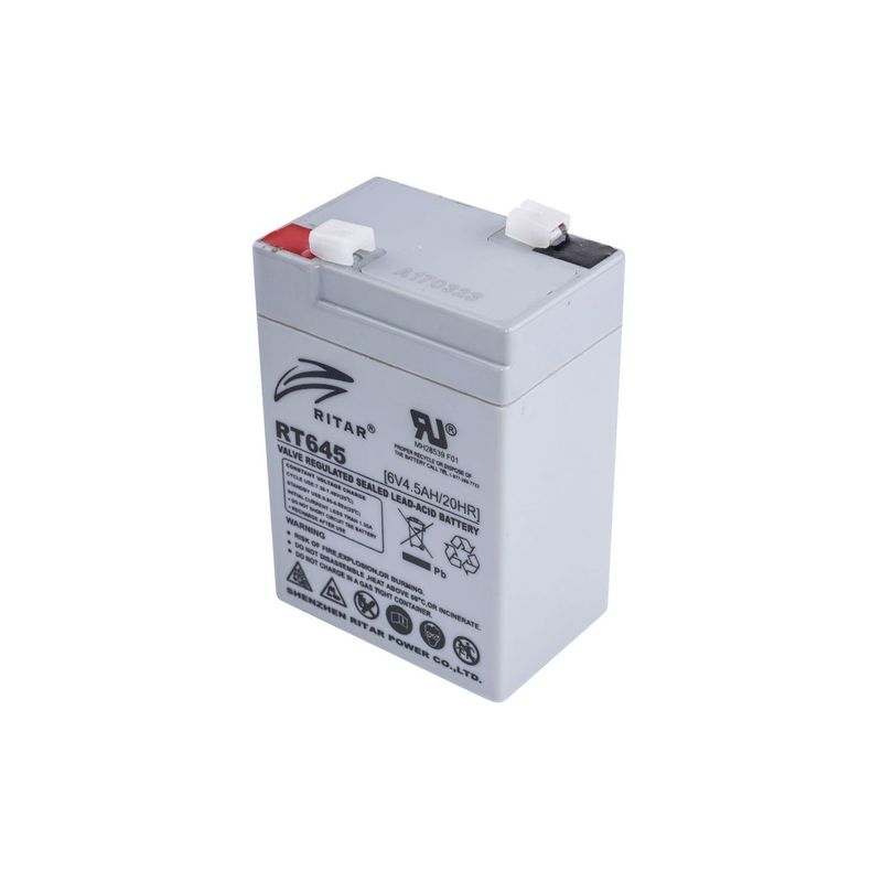 GENERICO - Bateria Recargable 6V 4AH Ritar RT645