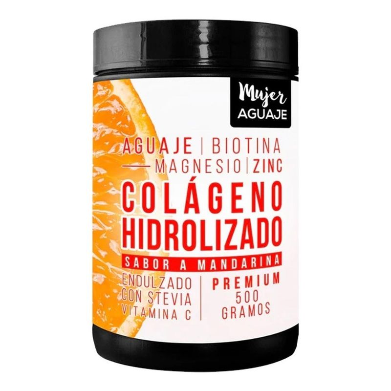 MUJER AGUAJE - Colágeno Mujer Aguaje 500 g Sabor Mandarina
