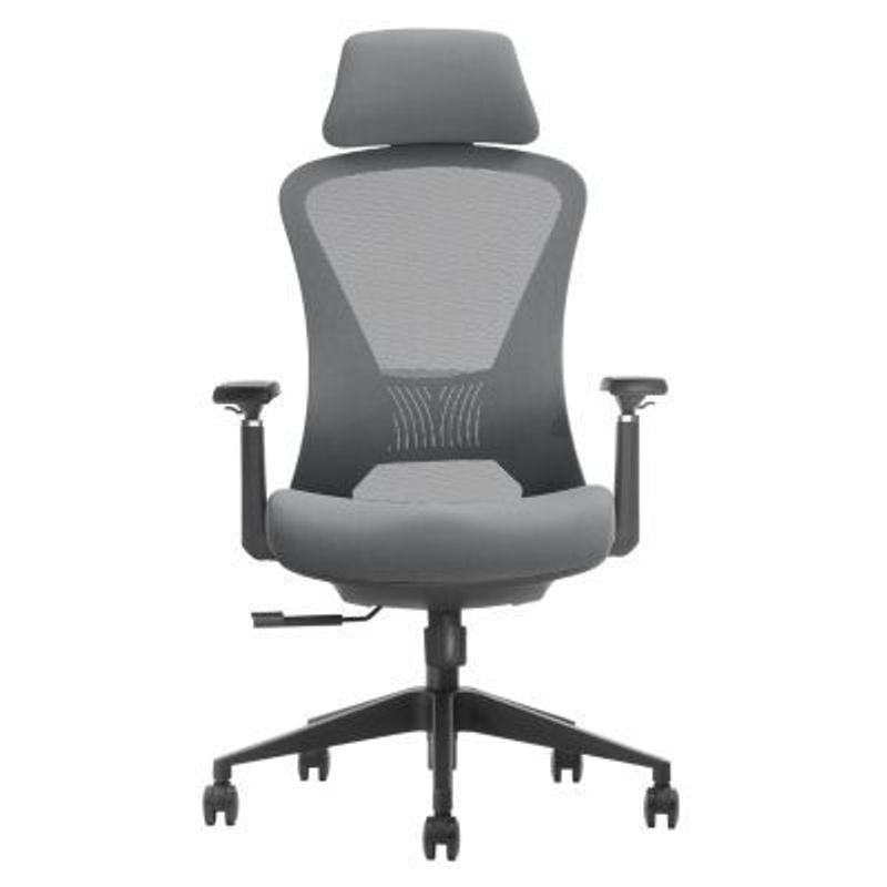 DECORPLAS - Silla De Oficina Ergonómica Ejecutiva Texas Dark Grey
