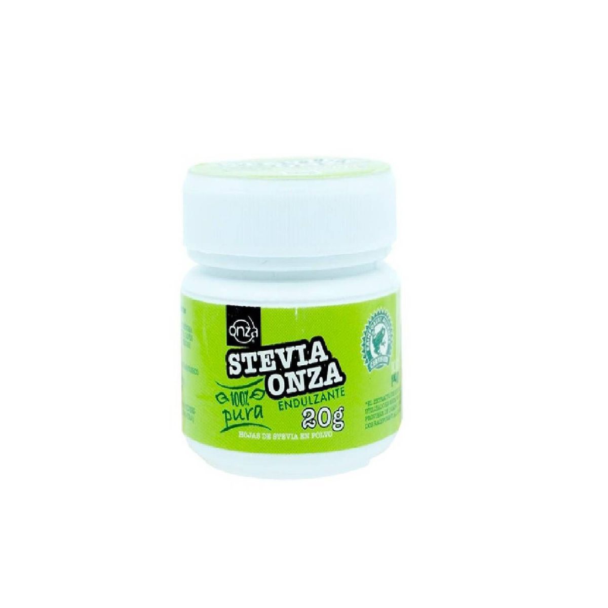 ONZA - Stevia 100 pura Onza pote x 20g