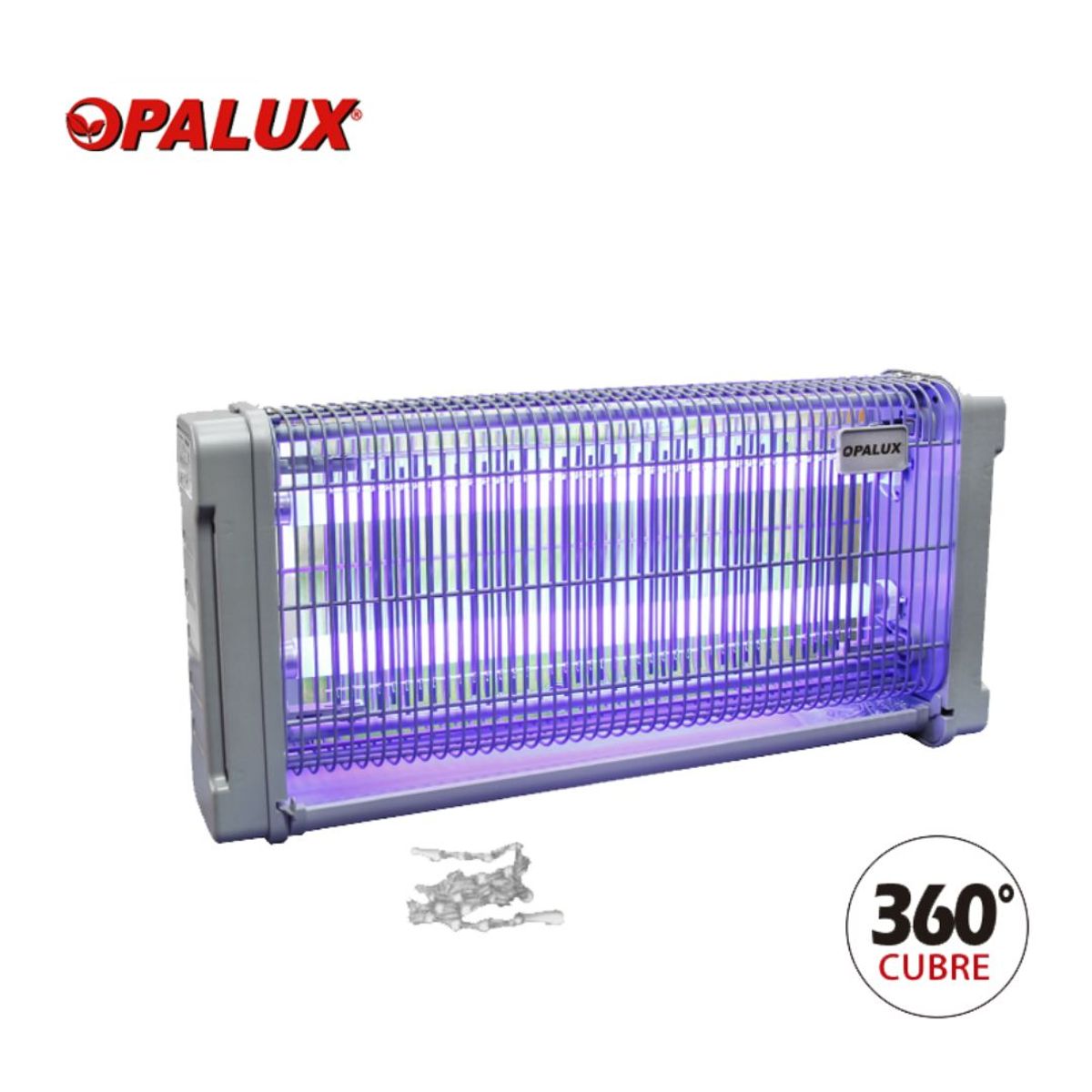 OPALUX - Insectocutor Eléctrico Mata Mosquito 20w 80m2 Opalux OP-C220