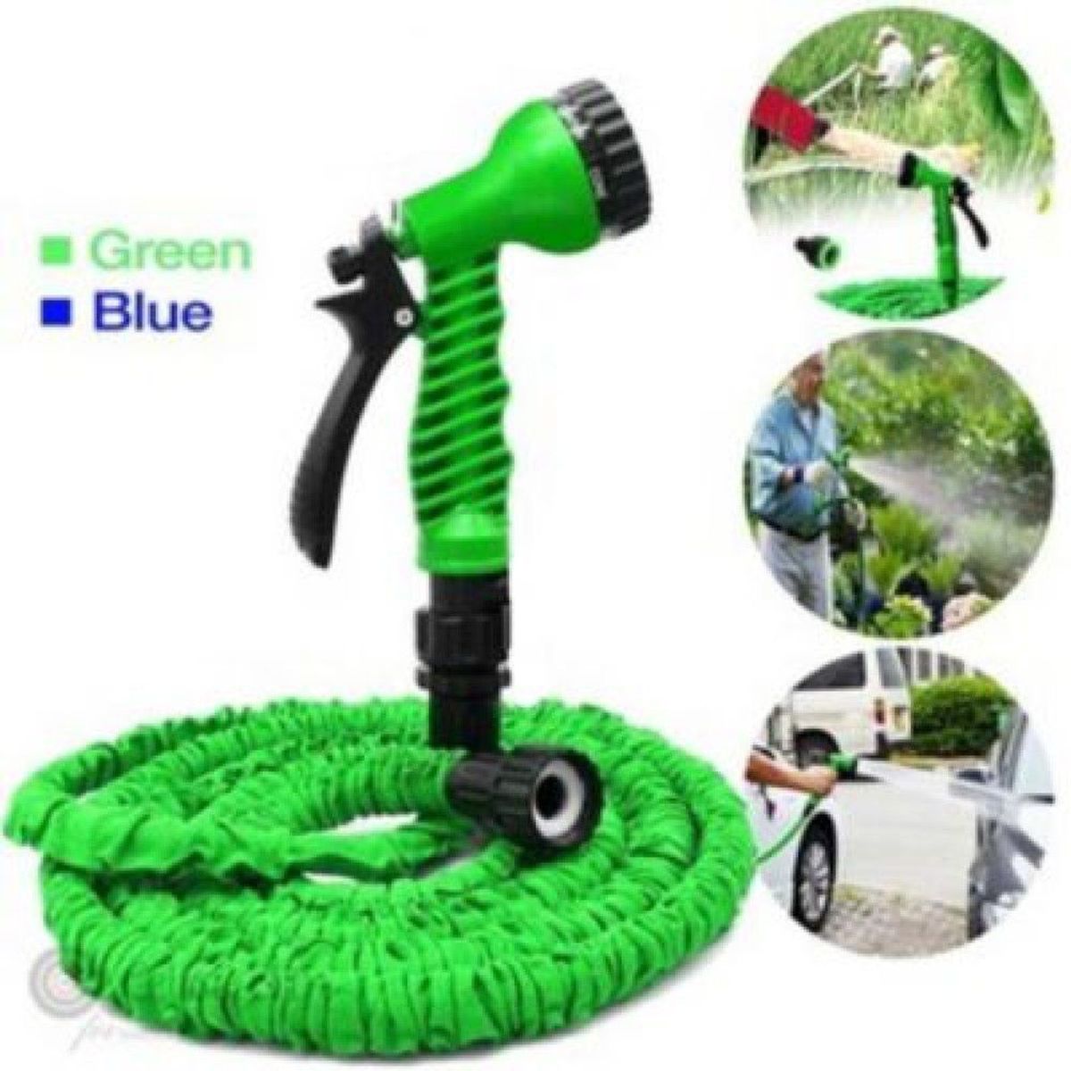 INSPIRA MARKET - Manguera Expandible de 45 metros Riego Color Aleatorio