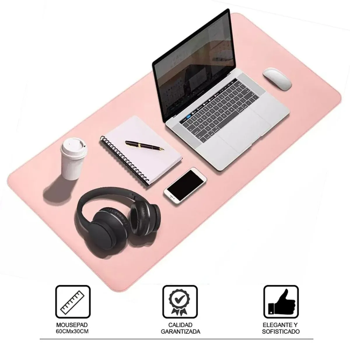 DREIZT - Mousepad para Escritorio Dreizt Rosado