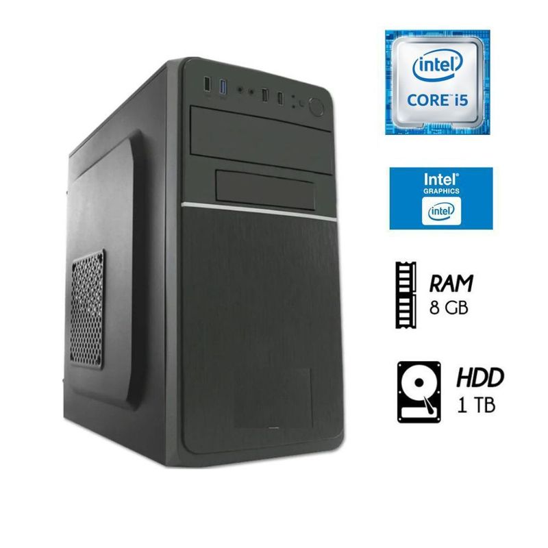 INTEL - PC Computadora Intel Core I5 3.2 Ghz Ram 8GB Disco 1TB