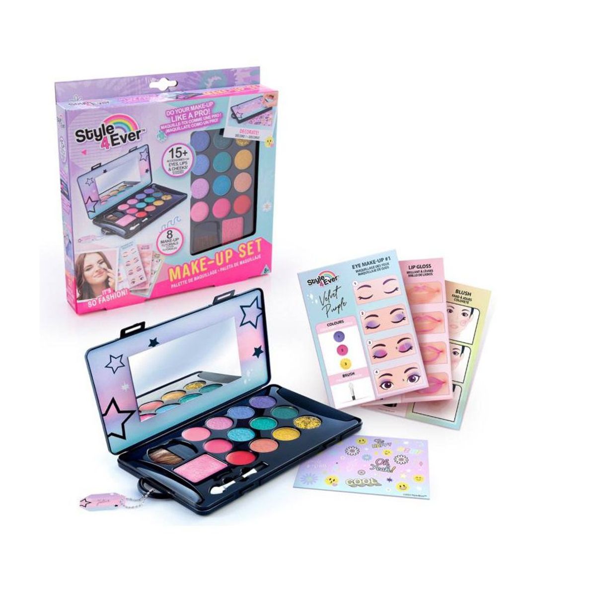 CANAL TOYS - Style 4 Ever Paleta De Maquillaje Para Niñas Portátil