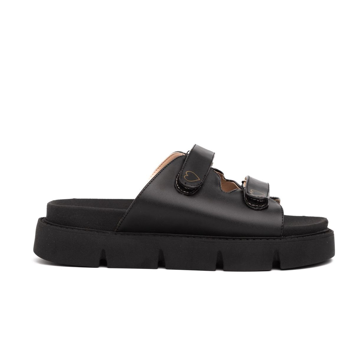 NEBULA - Sandalia Rihanna - Negro