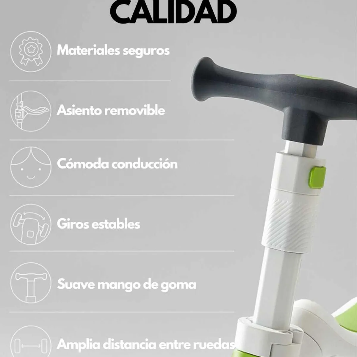 KUB - Scooter con estabilizador para niños original KUB