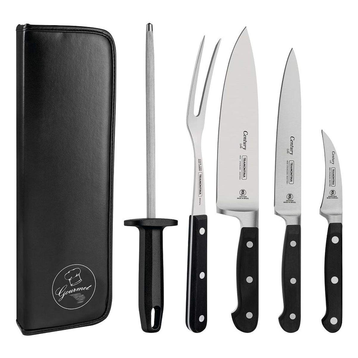 TRAMONTINA - Juego de Cuchillos Century 6 piezas Tramontina