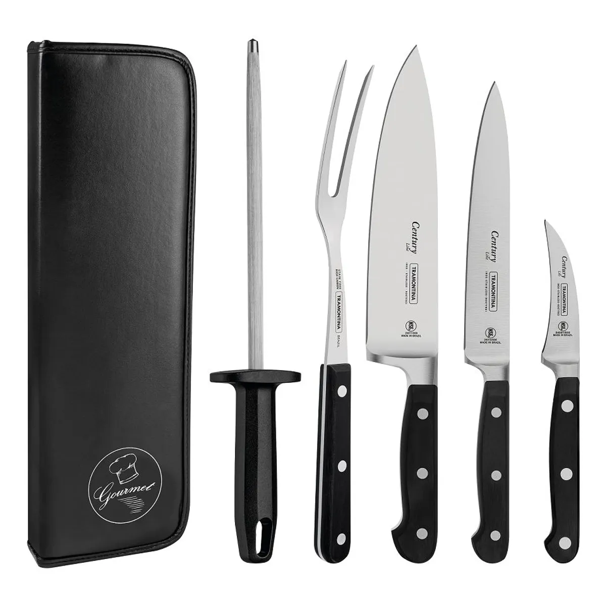 TRAMONTINA - Juego de Cuchillos Century 6 piezas Tramontina