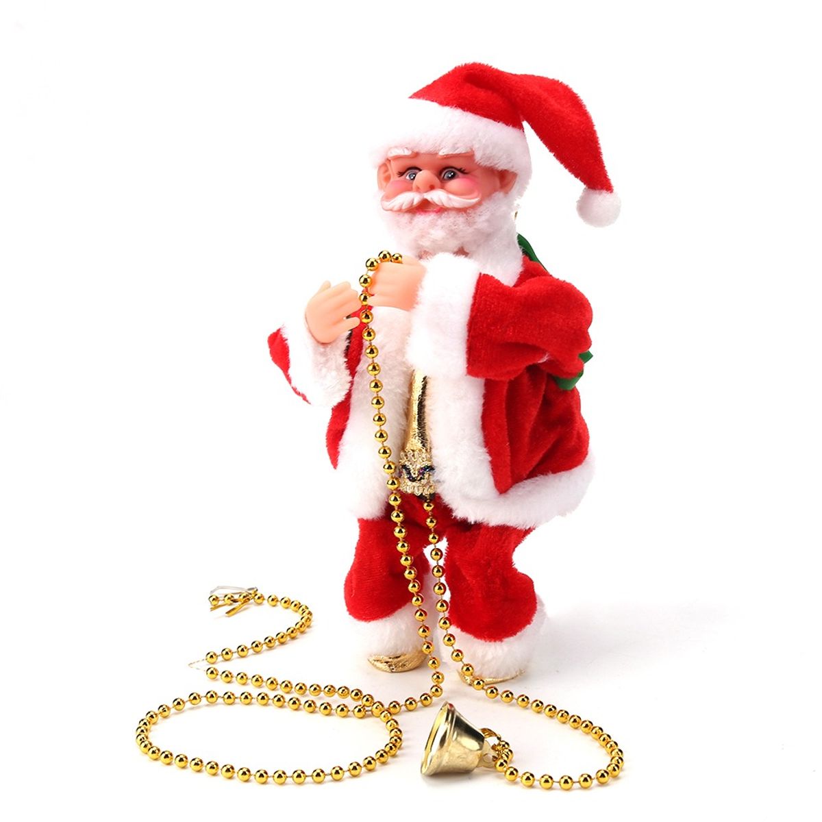 GENERICO - Papa Noel navideño santa Claus en cuerda muñeco Musical