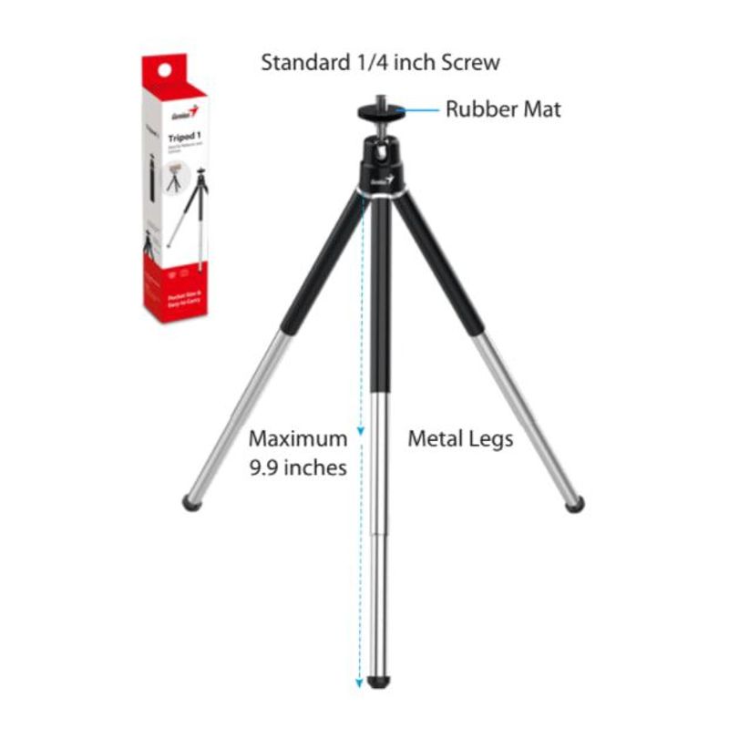 GENIUS - TRIPODE GENIUS P/WEBCAM 25.1 CM (31250016400)