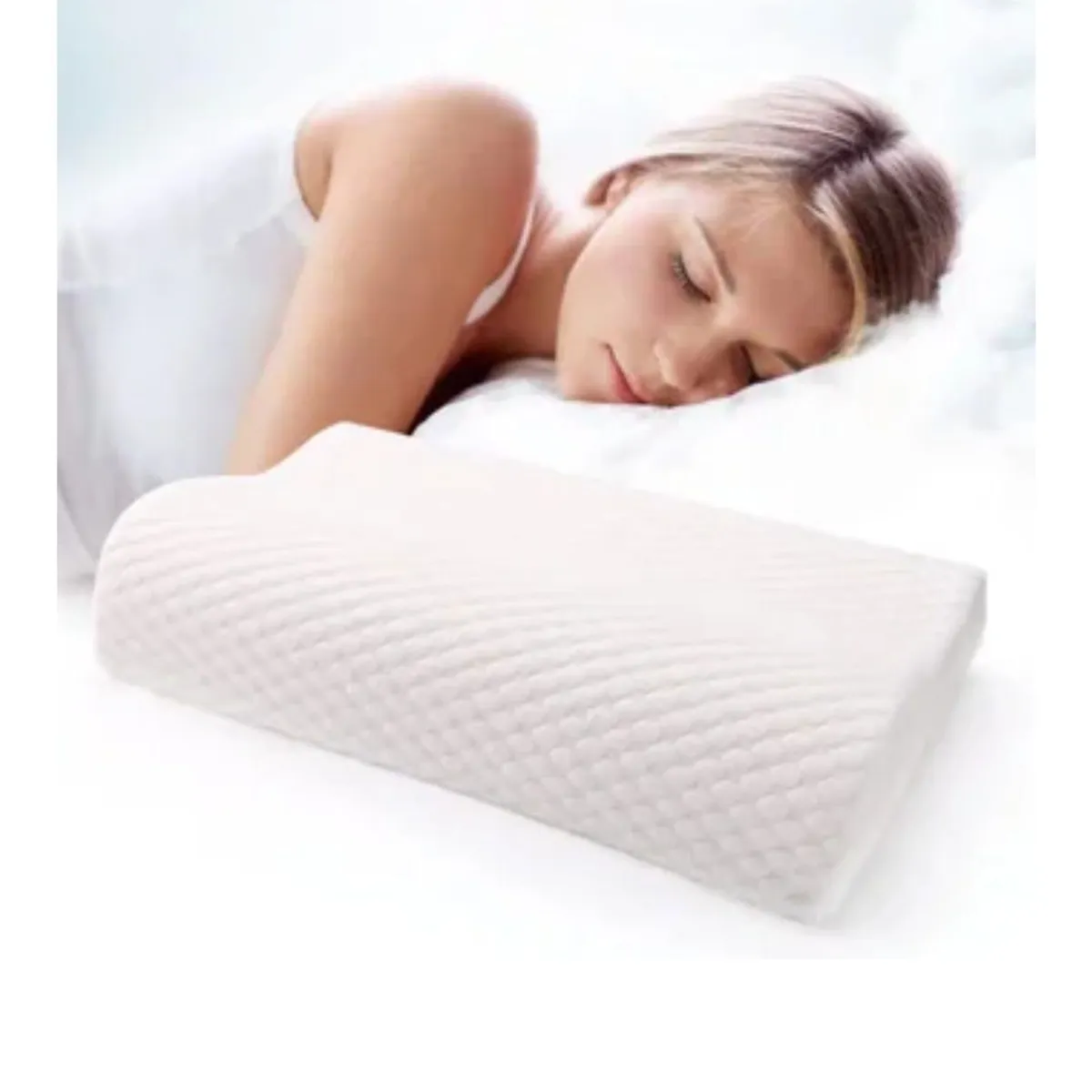 GENERICO - Almohada Viscoelastica Memory Pillow  FUNDA con cierre