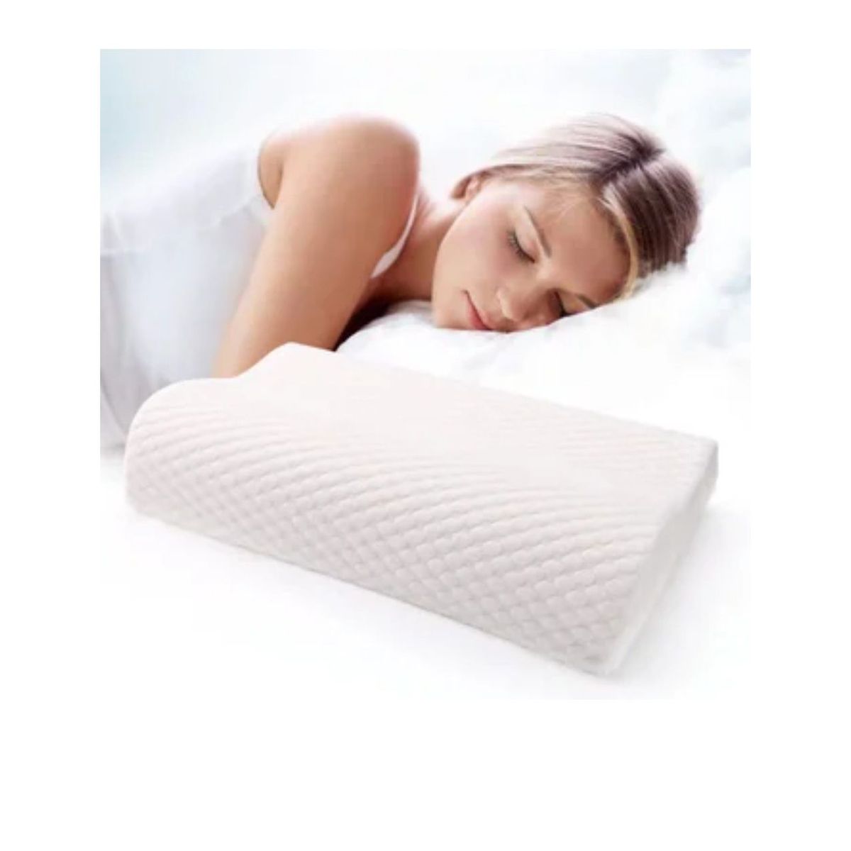 GENERICO - Almohada Viscoelastica Memory Pillow  FUNDA con cierre