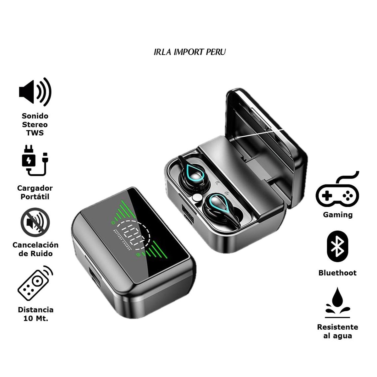 GENERICO - Auriculares Inalámbricos TWS M31A Bluethoot 5.1 con cargador portátil