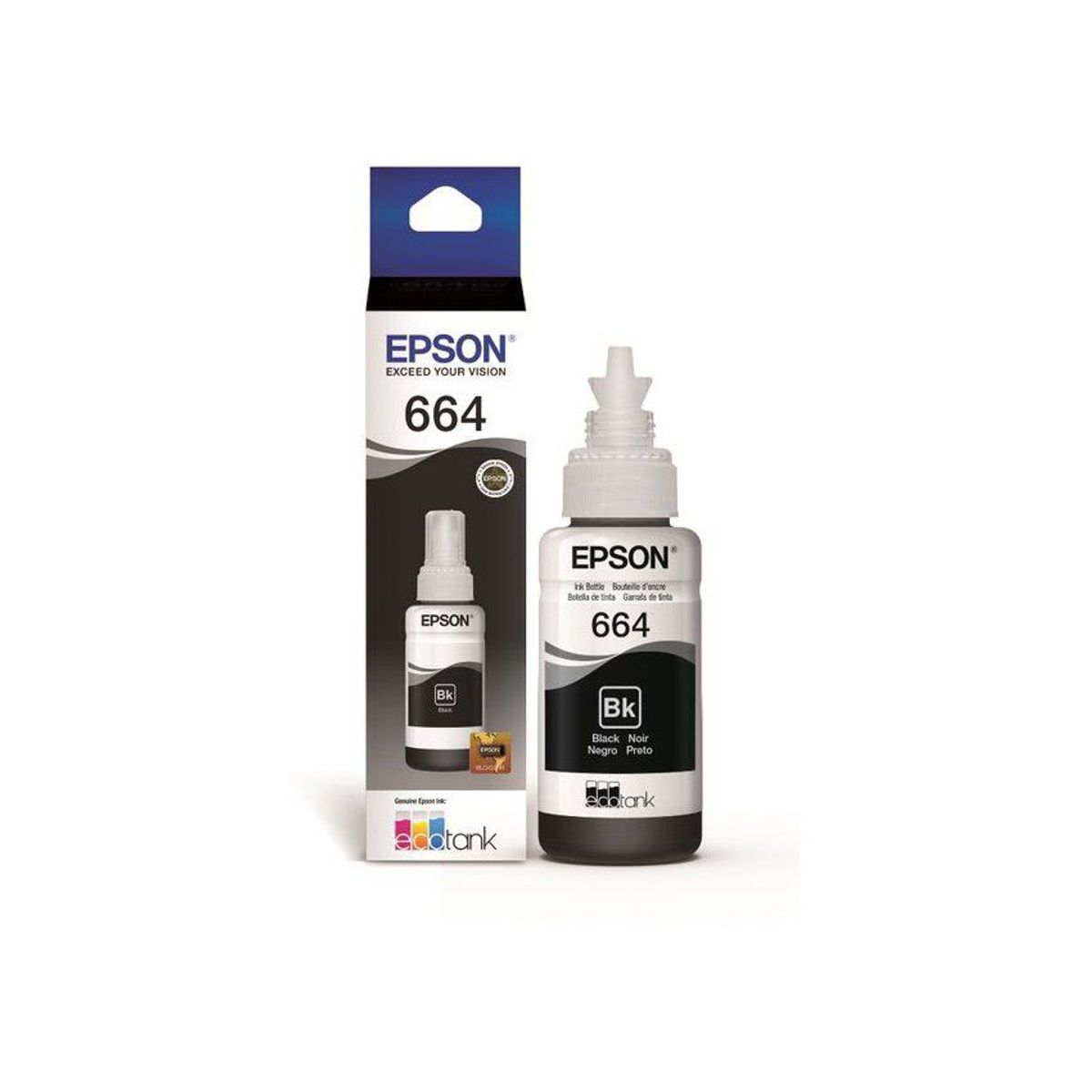 EPSON - Botella de tinta epson t664120-negro