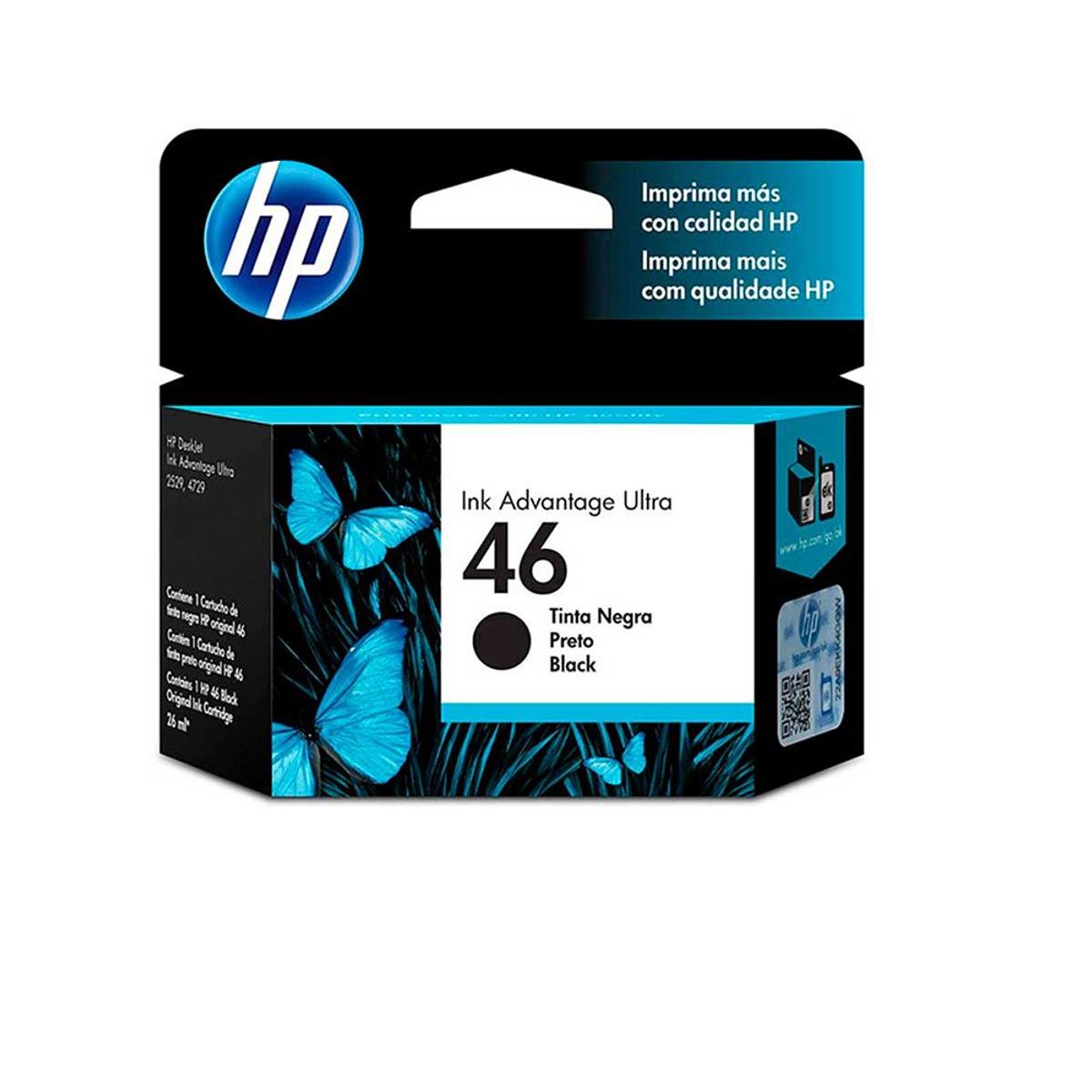 HP - Tinta Hp Cz637al (46) Negro 1500 Pgs