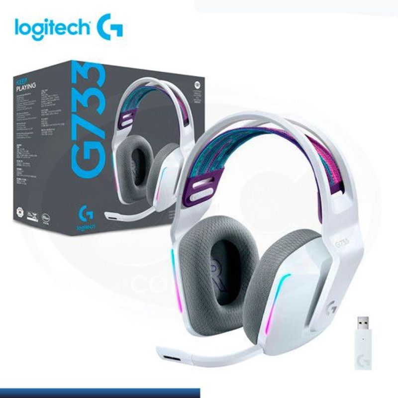 LOGITECH - Audífonos gamer logitech g733 blanco