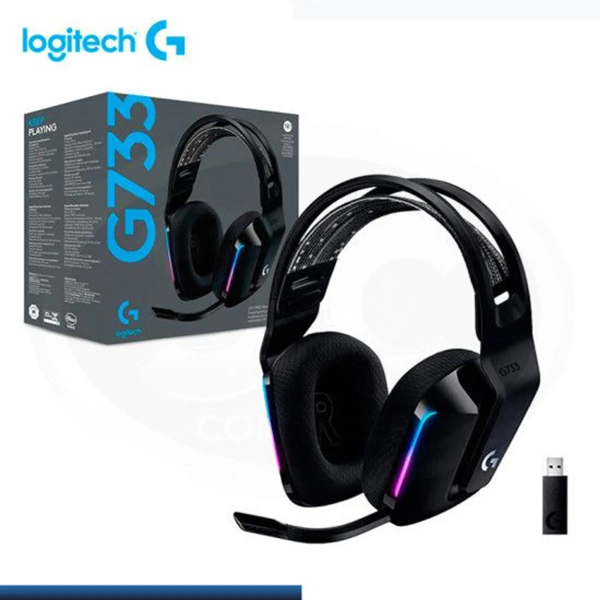 LOGITECH - Audífonos gamer logitech g733 negro