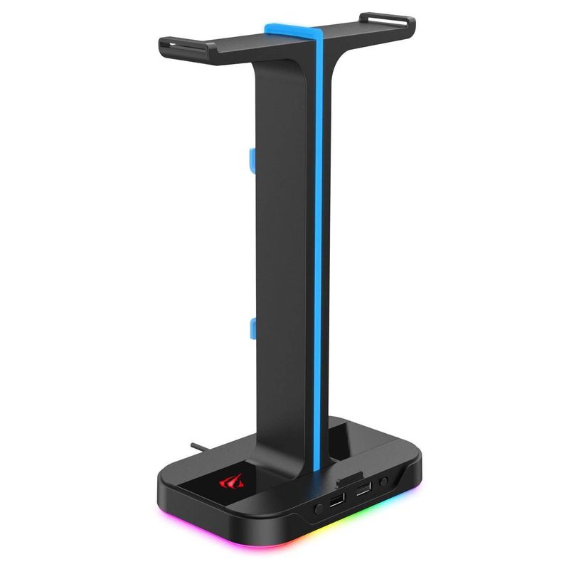 HAVIT - Soporte gamer rgb pauricular dobsuspth650 ne