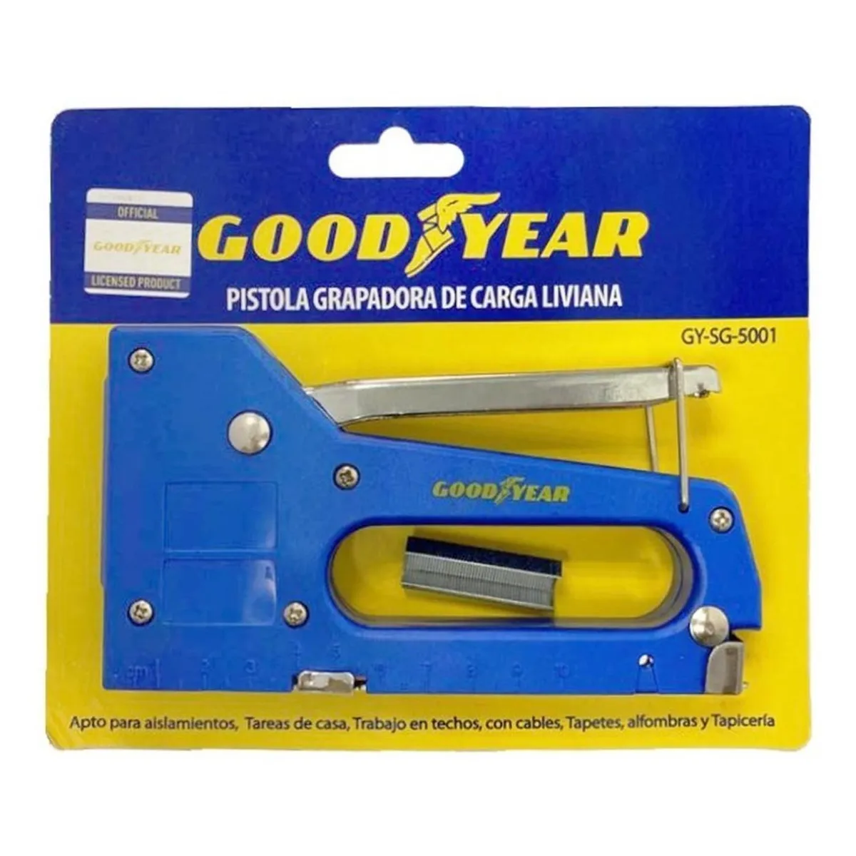 GOODYEAR - Engrampadora goodyear trabajo 4 - 8 mm tapetes alfombras