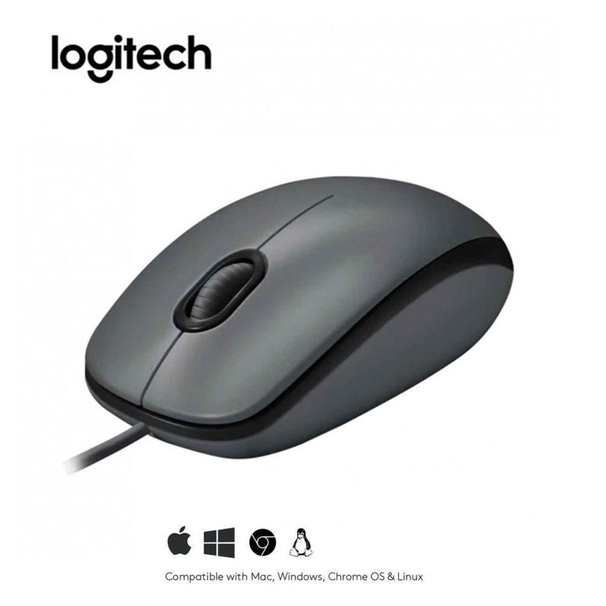 LOGITECH - Mouse Logitech M90 Usb Black
