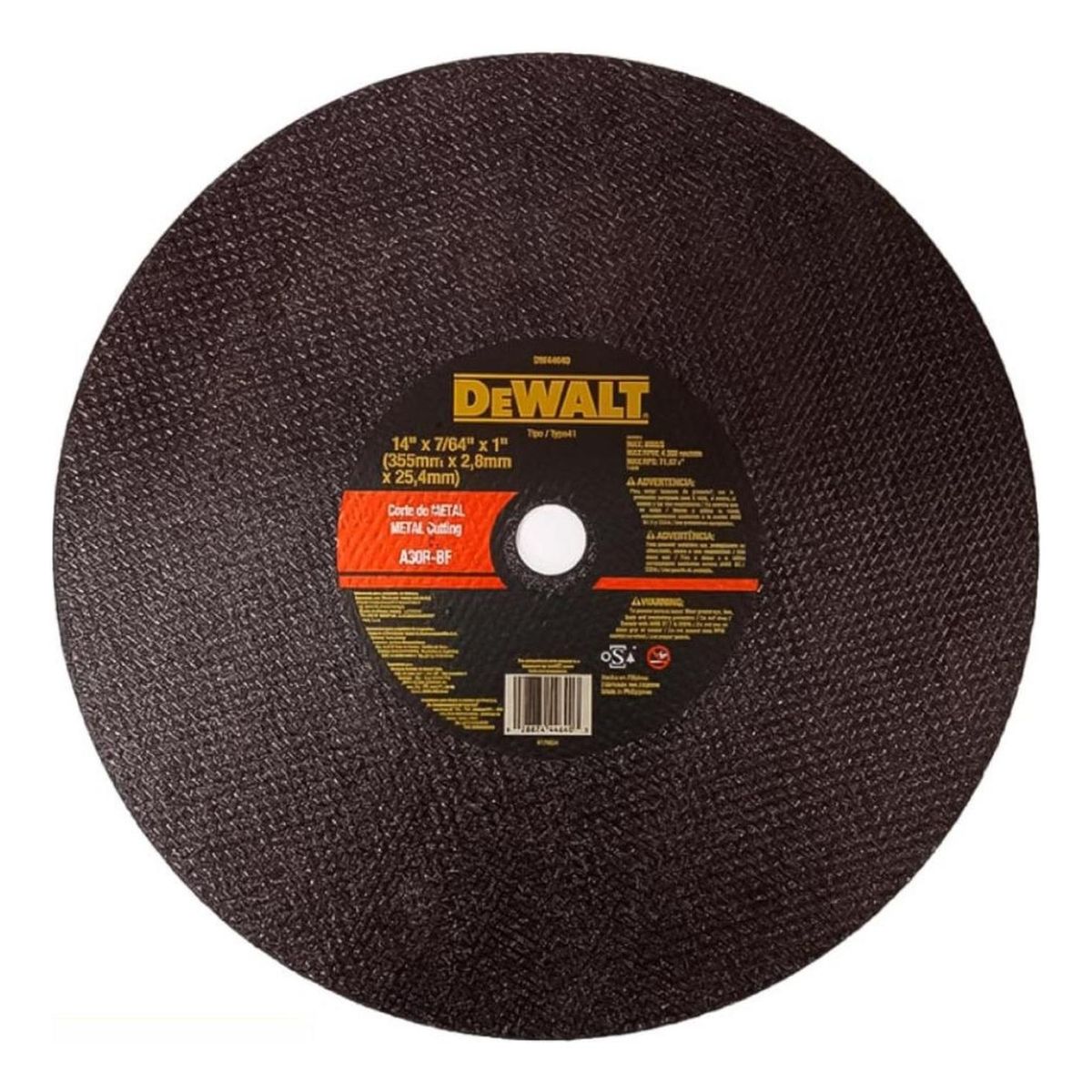 BLACK+DECKER - Disco de Corte Dewalt para Tronzadora 14 x 764 x 1