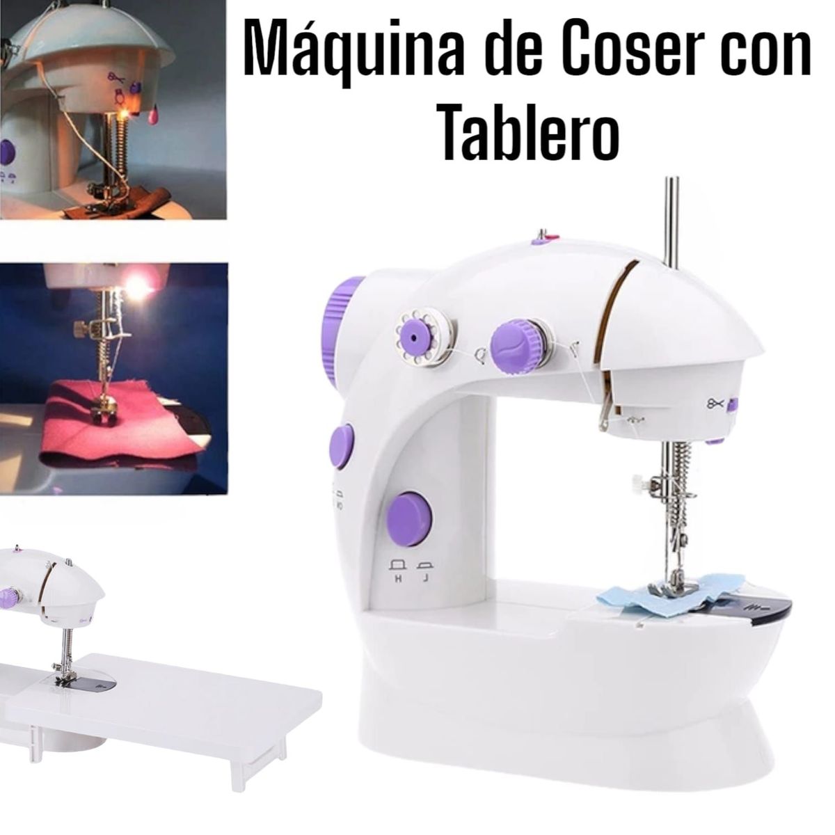 OEM - Máquina De Coser con tablero Portátil Con Pedal Dual