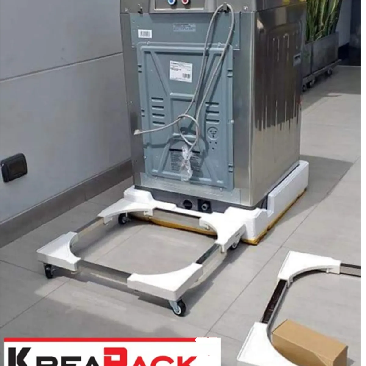 GENERICO - Base grueso Con Ruedas Para Cocina refri 200kg