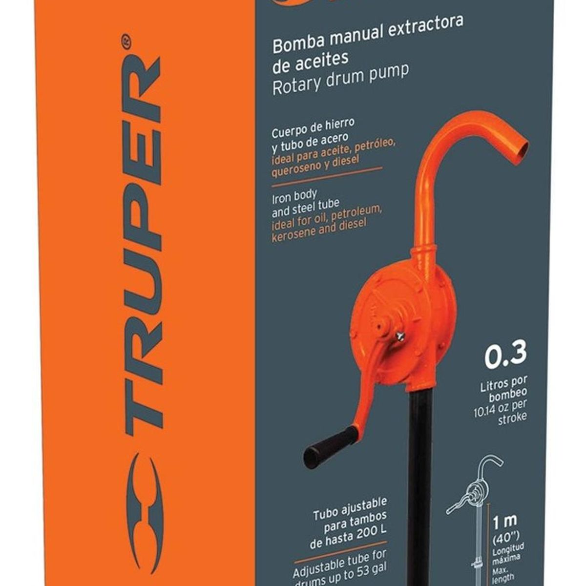 TRUPER - extractora de aceite con manivela truper 10067