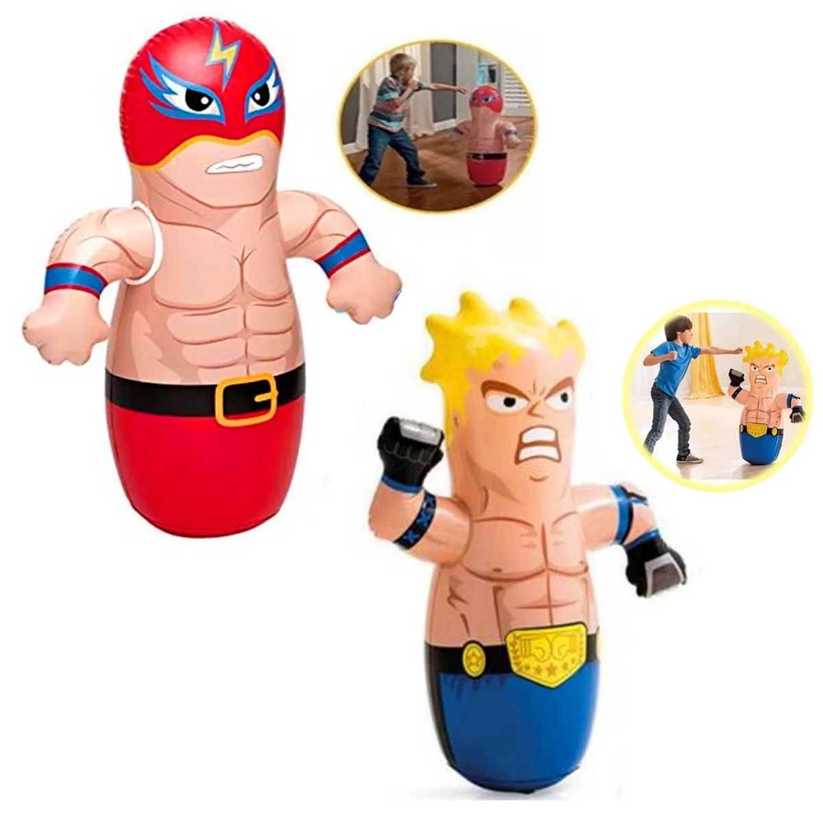 INTEX - Porfiado Inflable Boxeador para Niños Aleatorio