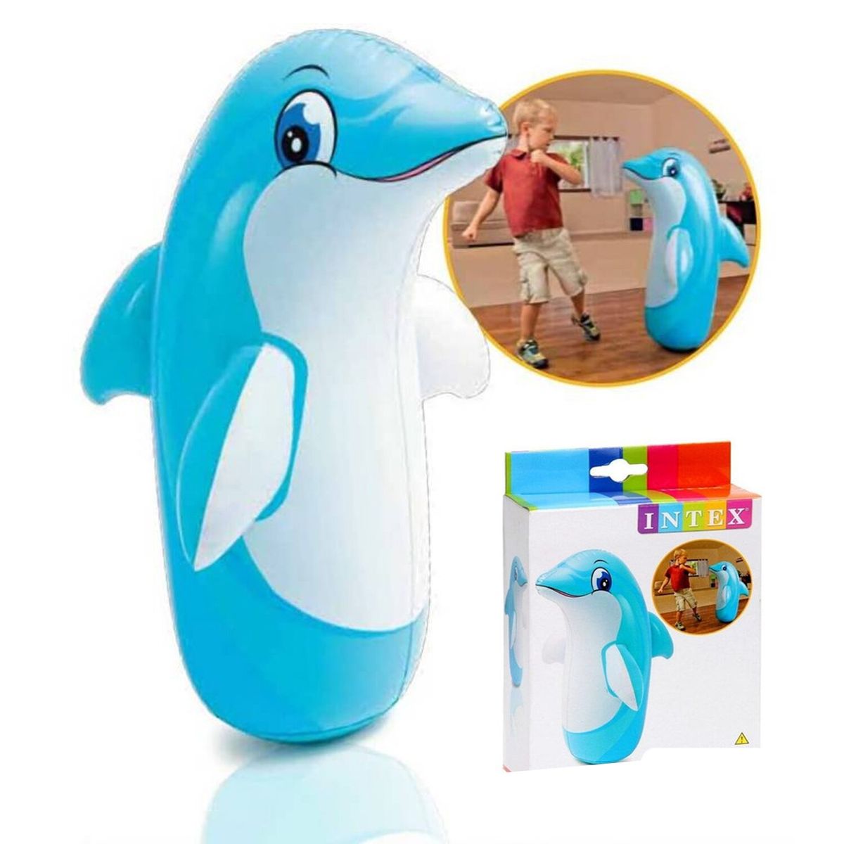 INTEX - Porfiado Inflable de Animales para Niños Aleatorio